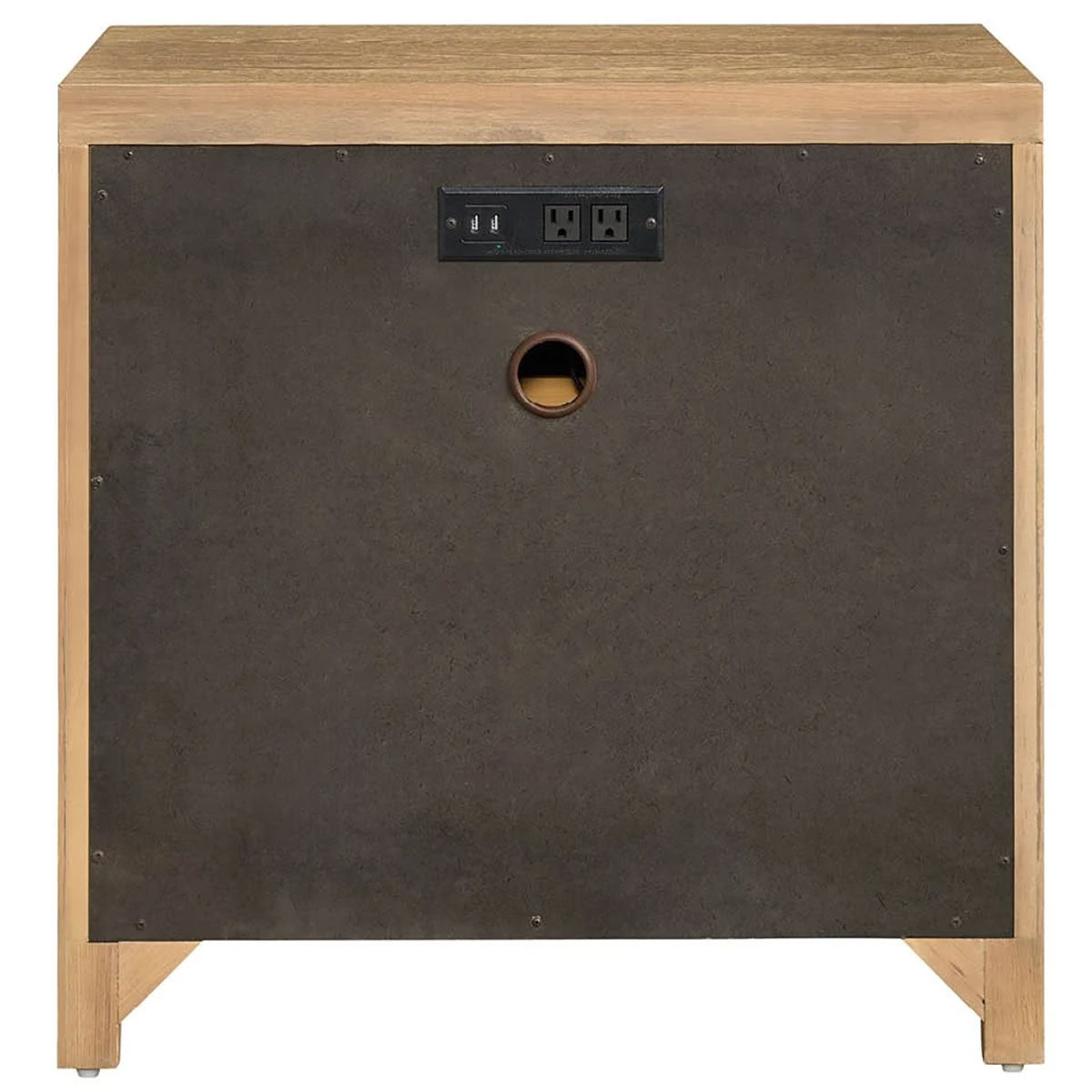 Carmen Tan Three Drawer Nightstand