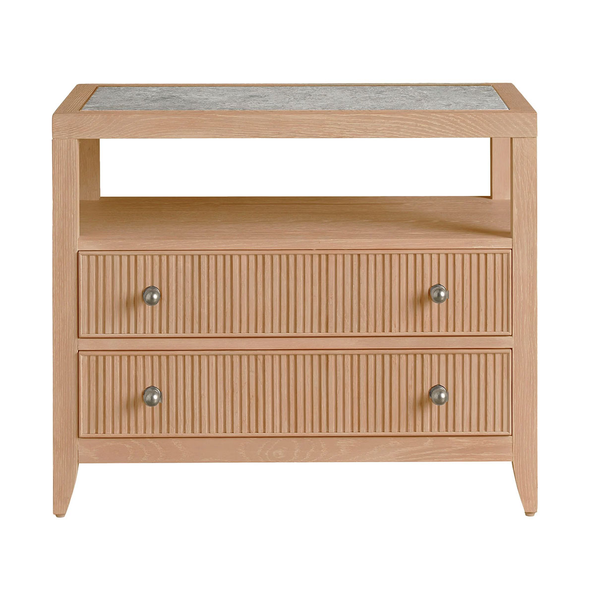 Carmen Tan Two Drawer Nightstand