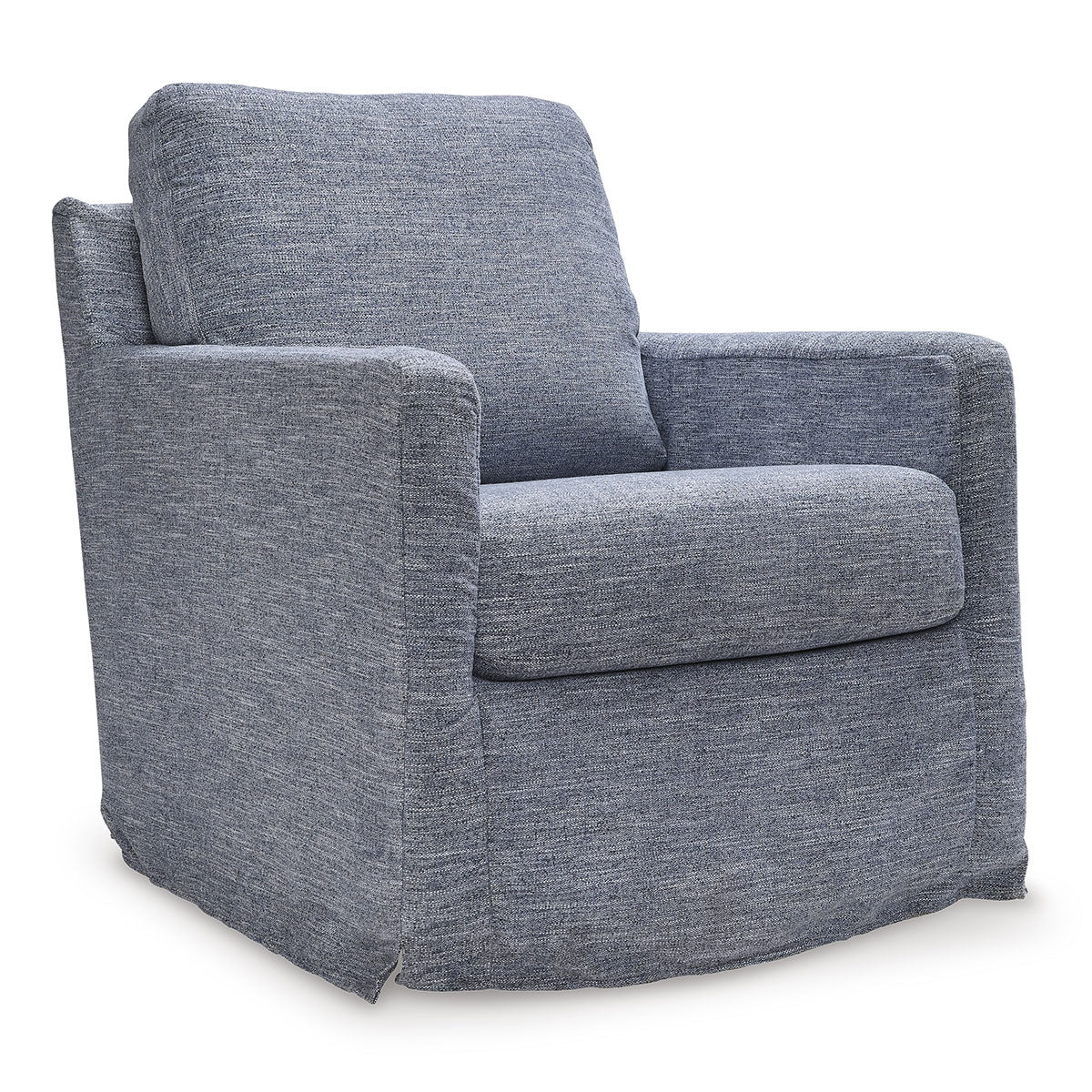 NENANA NUVELLA DENIM SWIVEL GLIDER CHAIR
