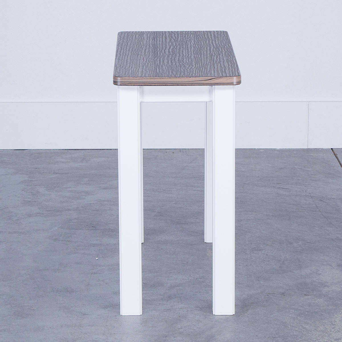 10X27 CHAIR SIDE  TABLE W/RUSTIC TOP