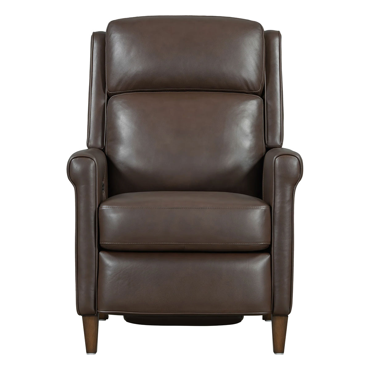 NORTHFIELD BROWN PUSHBACK LEATHER RECLINER