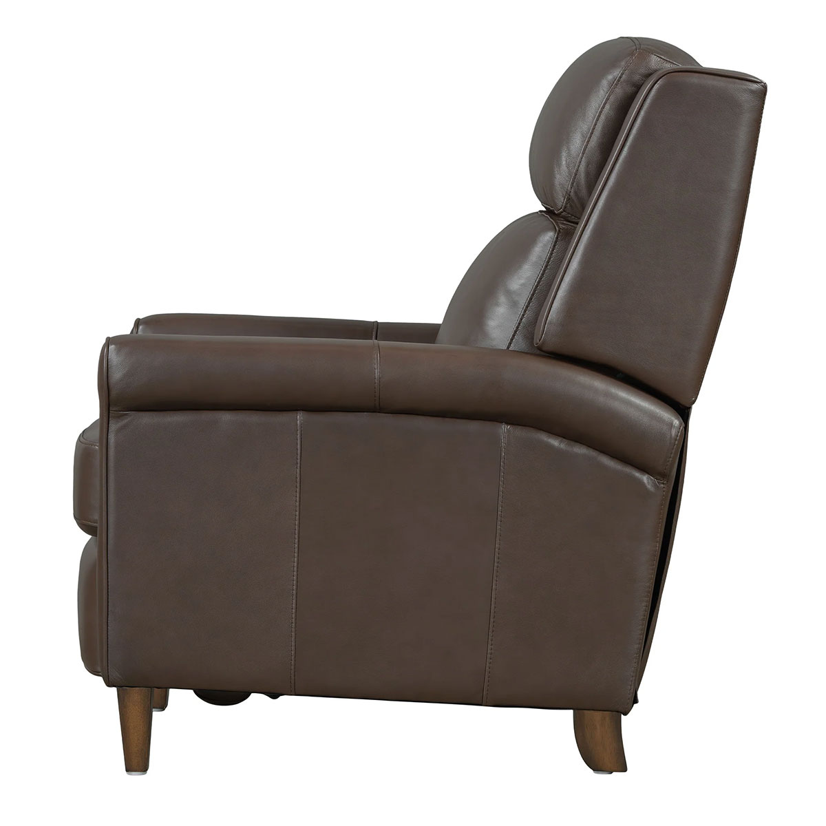 NORTHFIELD BROWN PUSHBACK LEATHER RECLINER