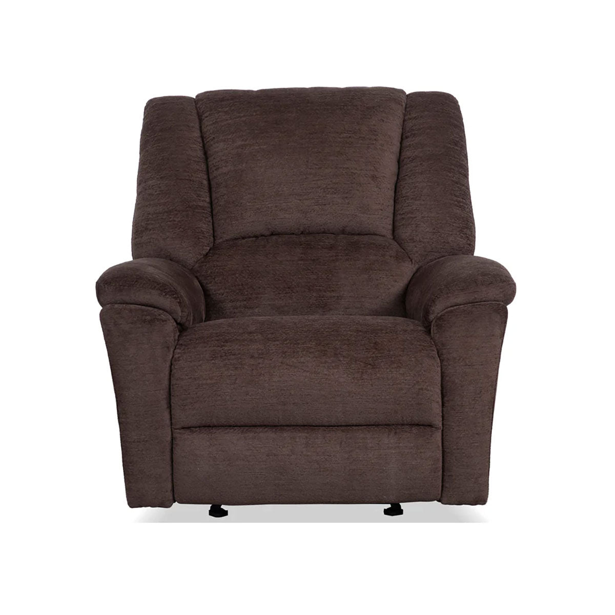 PLUSH BUFFALO SWIVEL GLIDER RECLINER