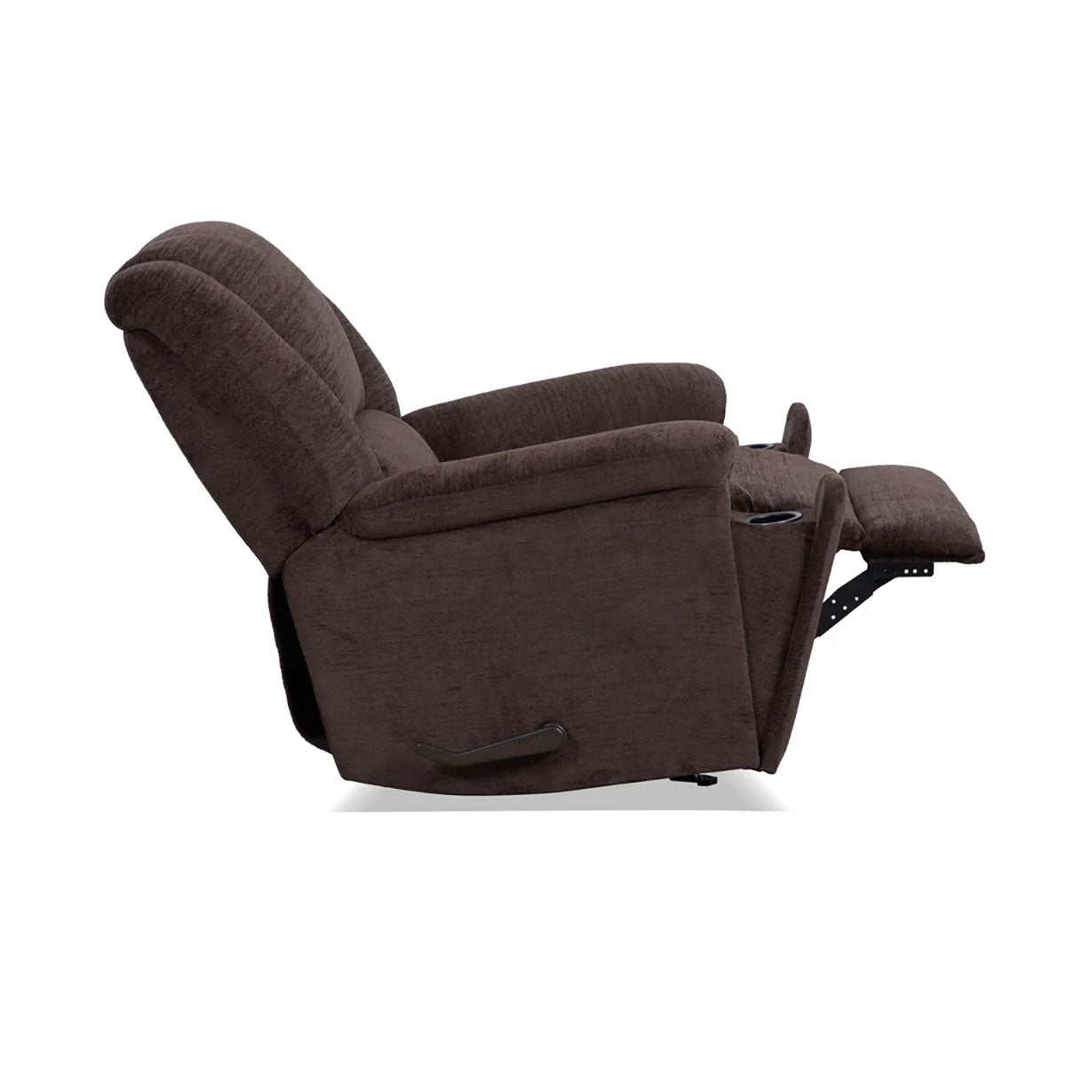 PLUSH BUFFALO SWIVEL GLIDER RECLINER