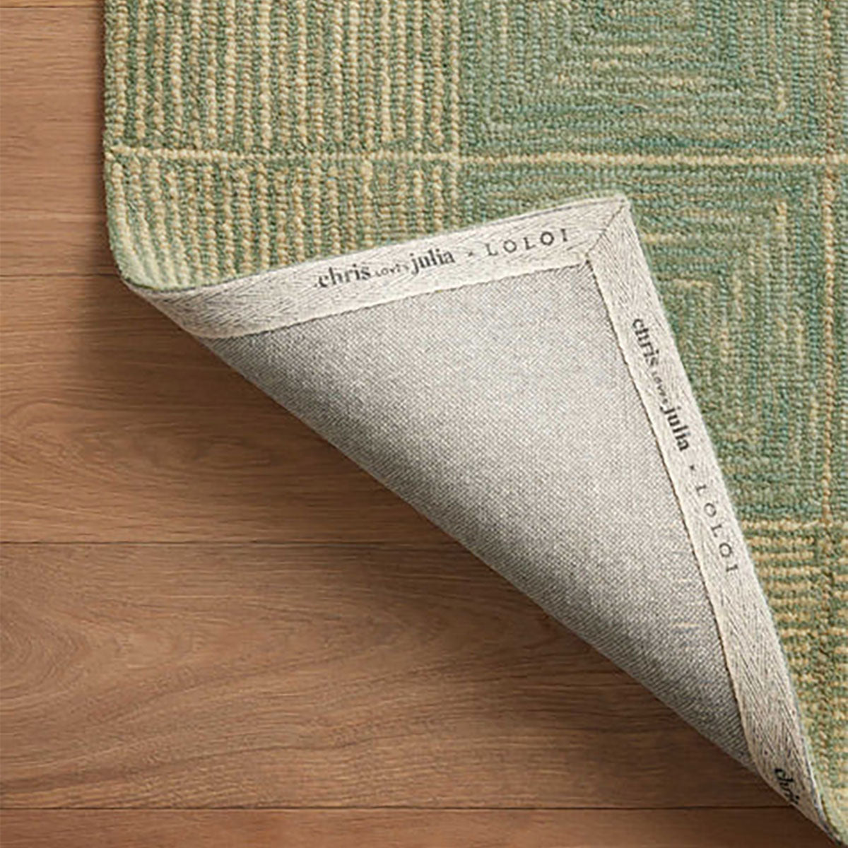 FRANCIS 02 GREEN/NATURAL  8'6X12' RUG