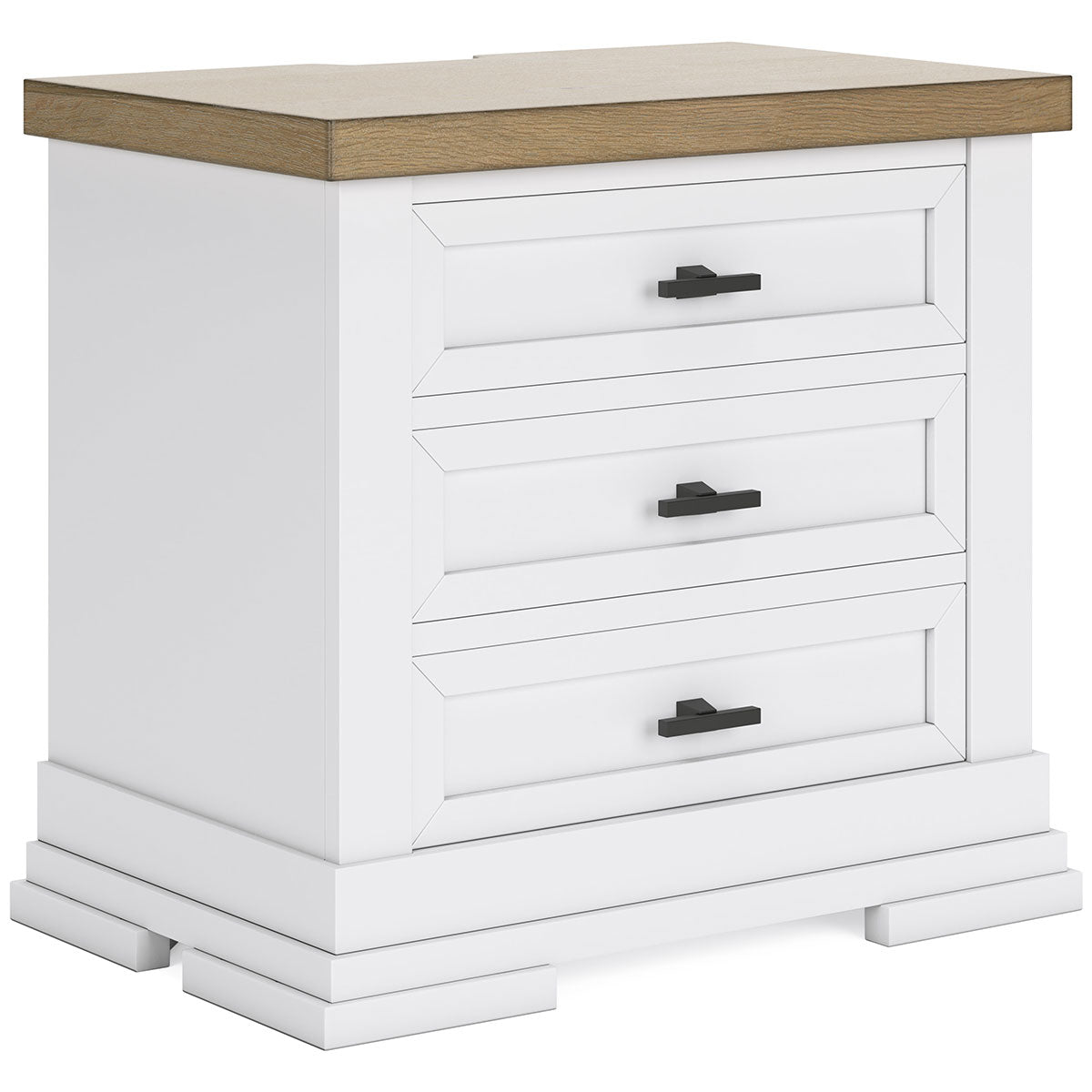 Ashbryn Three Drawer Nightstand
