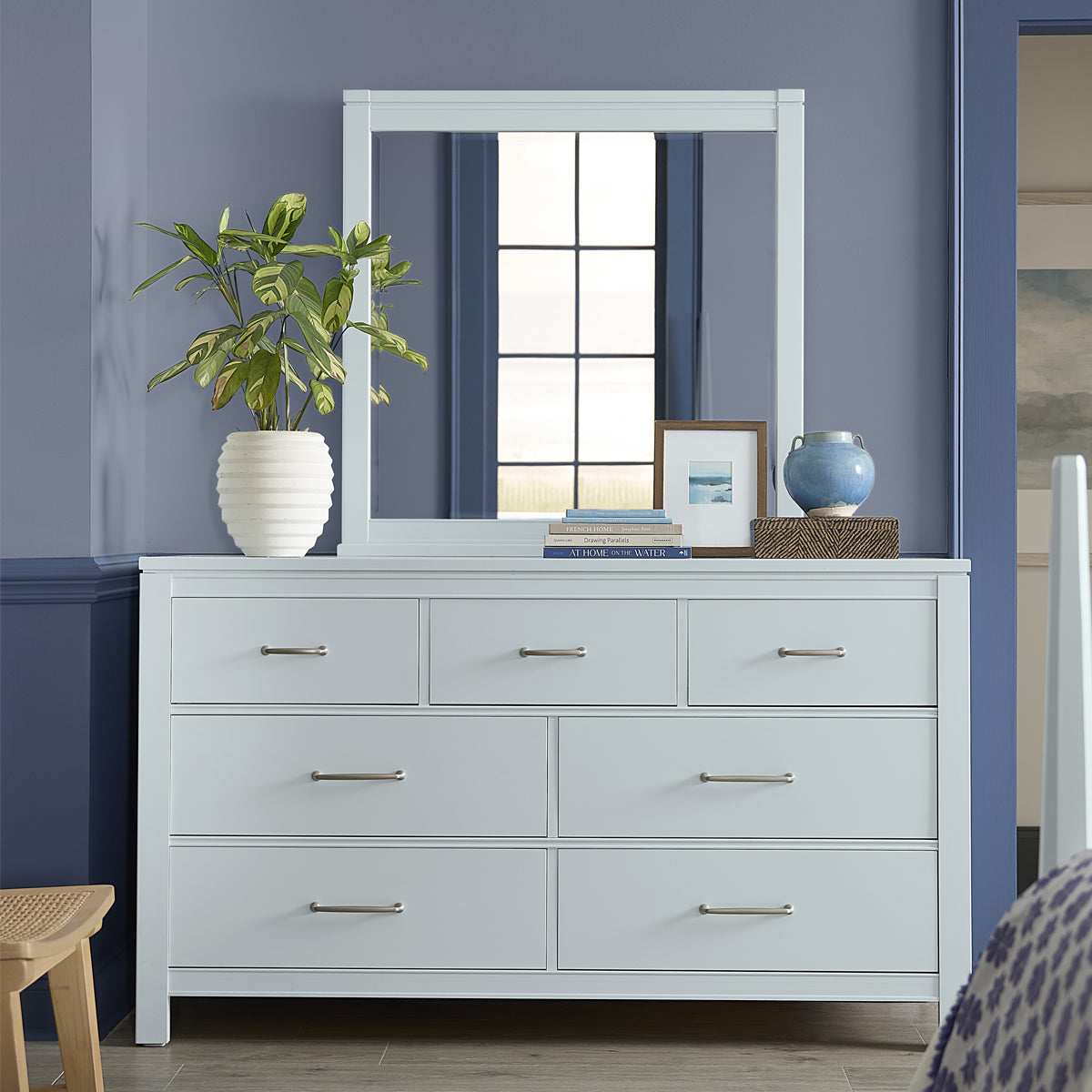 T&t Blue Maple Dresser