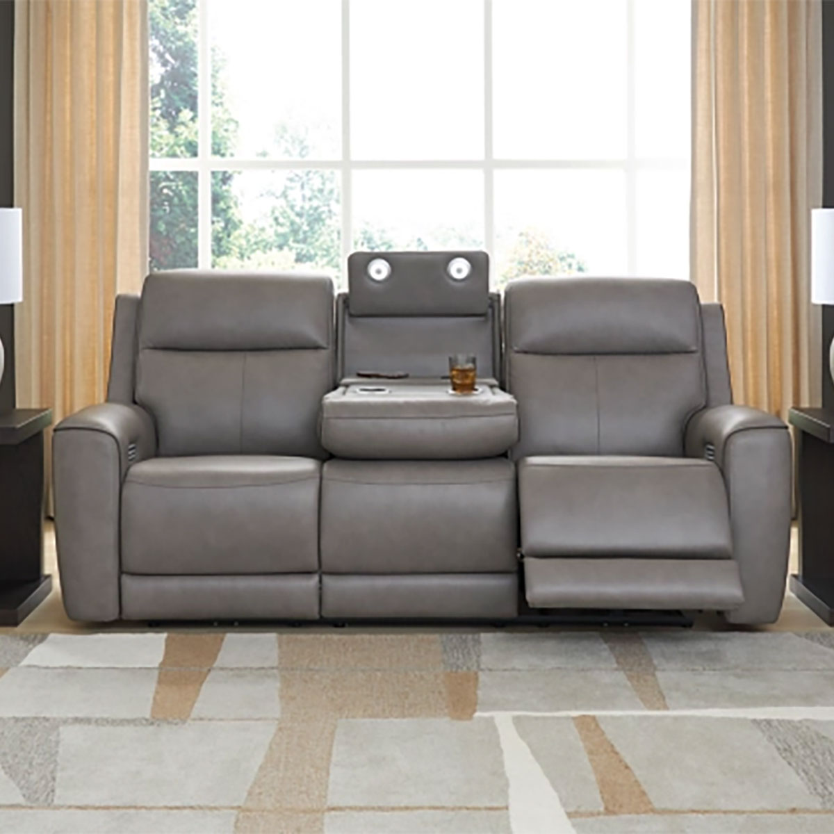 5Z COMFORT SOFA W/POWER HEADREST /MASSAGE