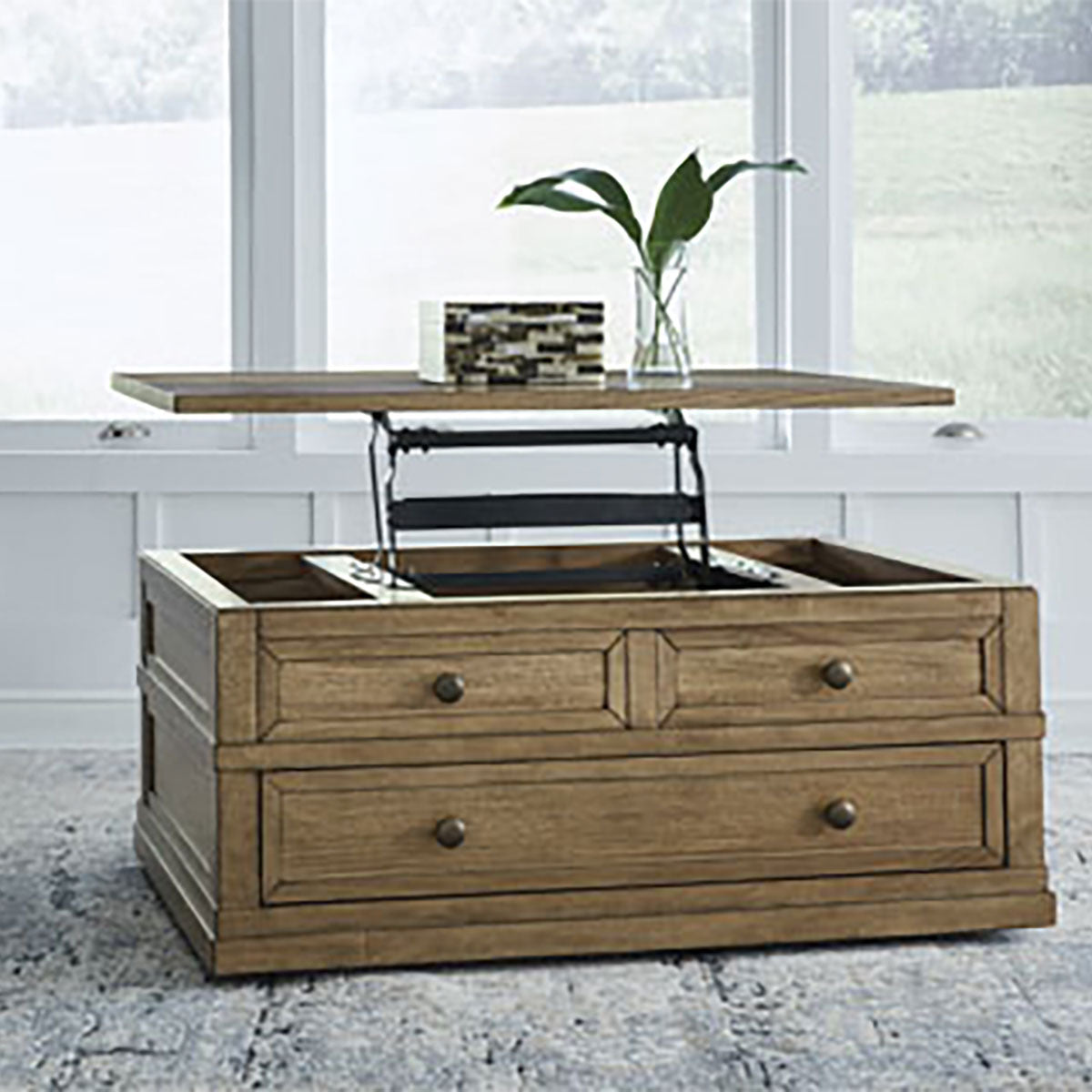 SHARLANCE LIFT TOP COCKTAIL TABLE