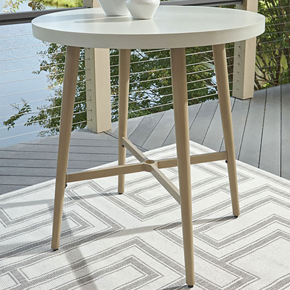 SETON CREEK ROUND BAR TABLE