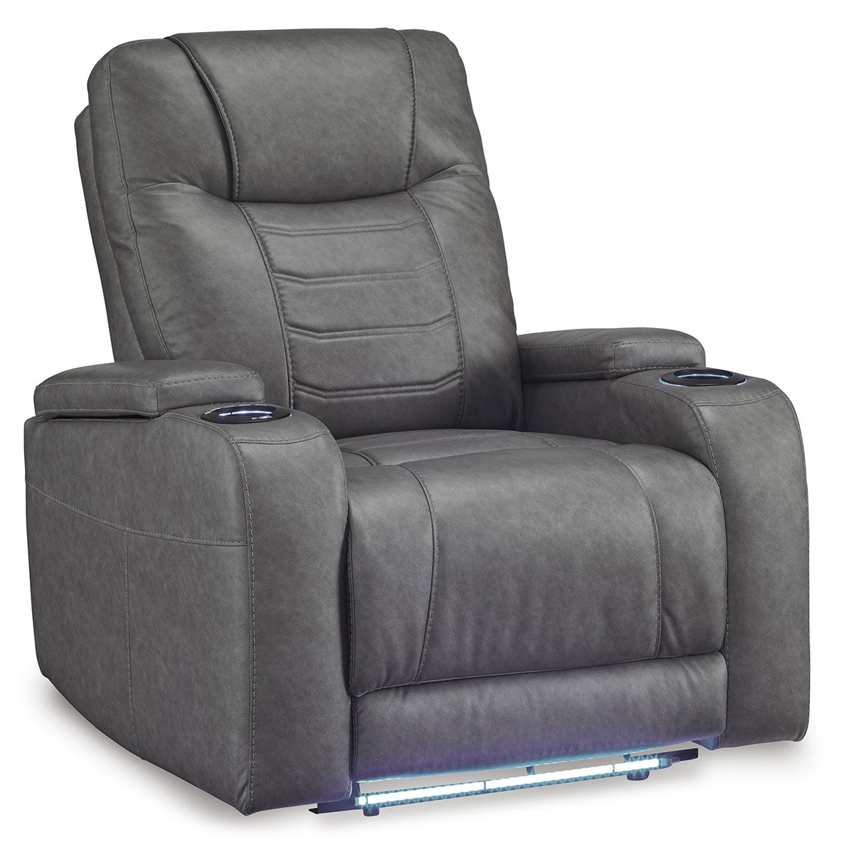 SCHOONER RECLINER W/POWER HEADREST IN SLATE