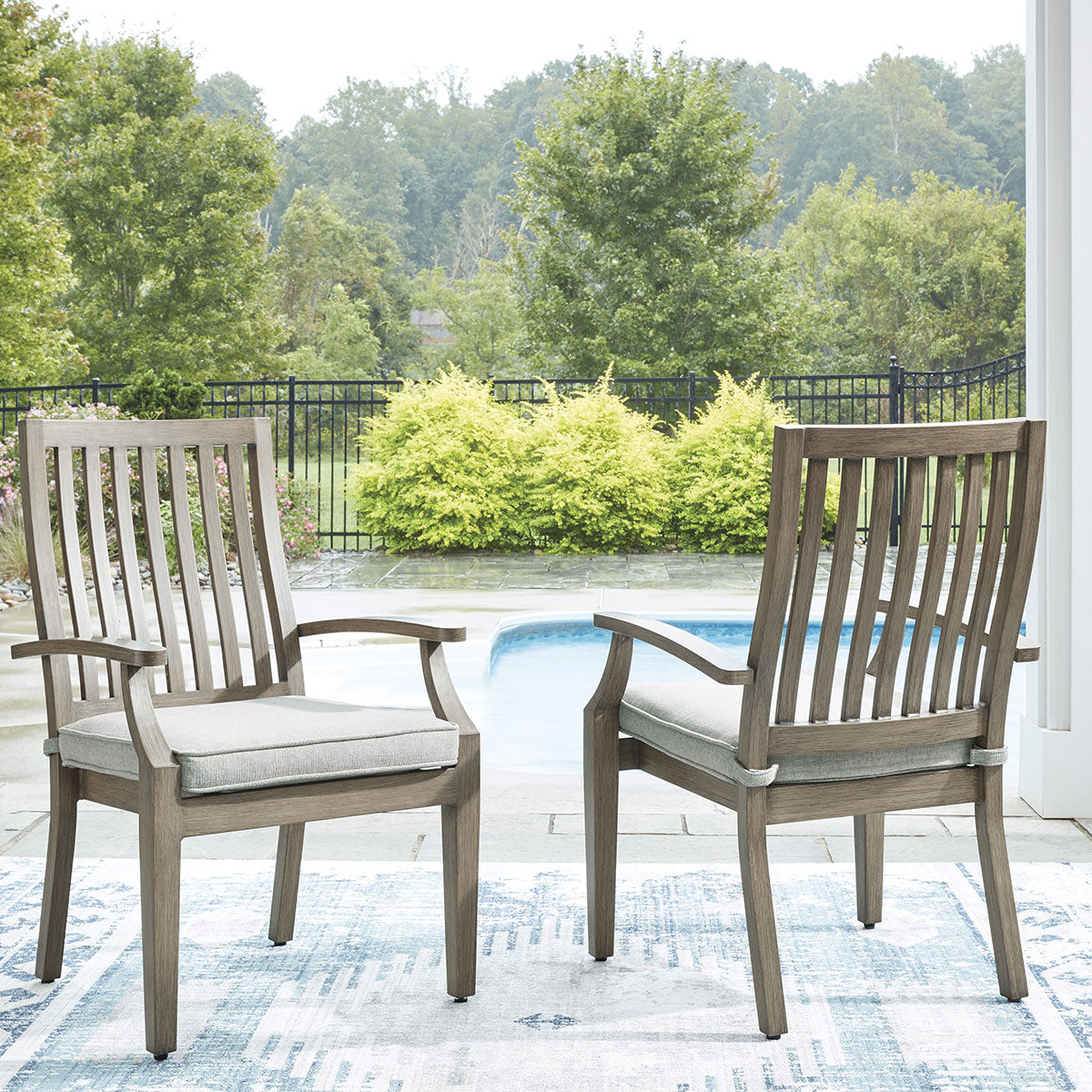 RAINIER RANCH ARM CHAIR PAIR