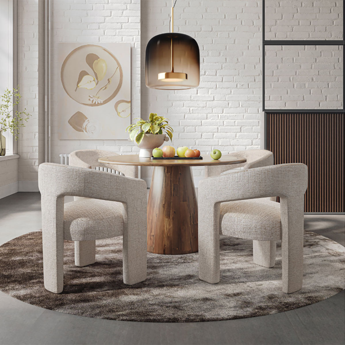 GWEN NATURAL UPHOLSTERED CHAIR