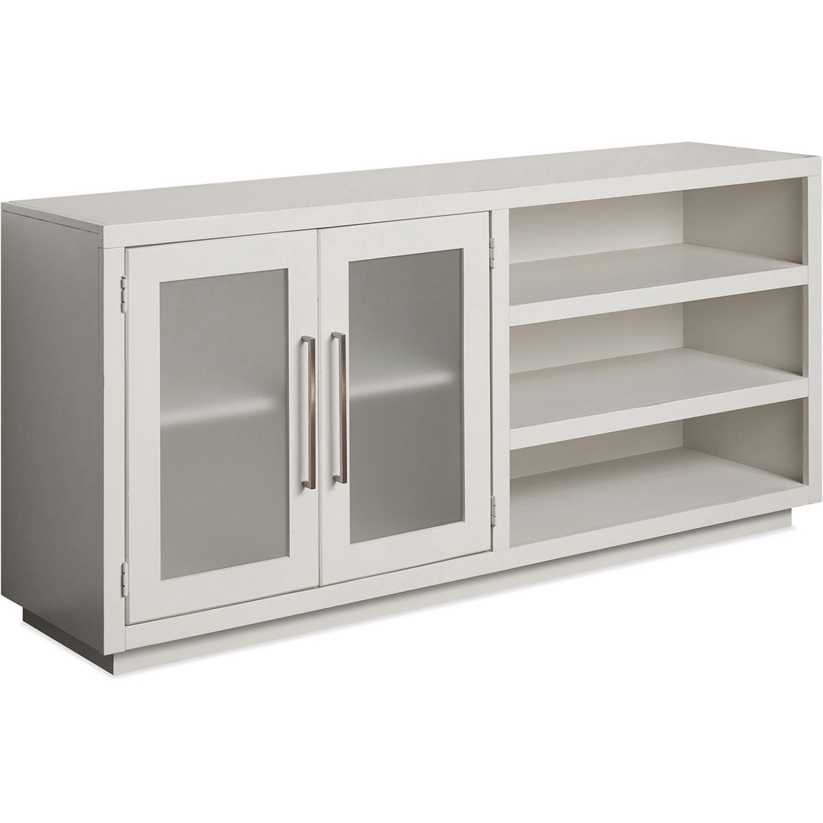 PERRY 65" CONSOLE W/2 DOOR IN WHITE