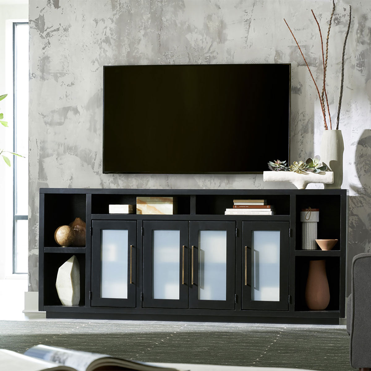 PERRY 84" CONSOLE IN BLACK