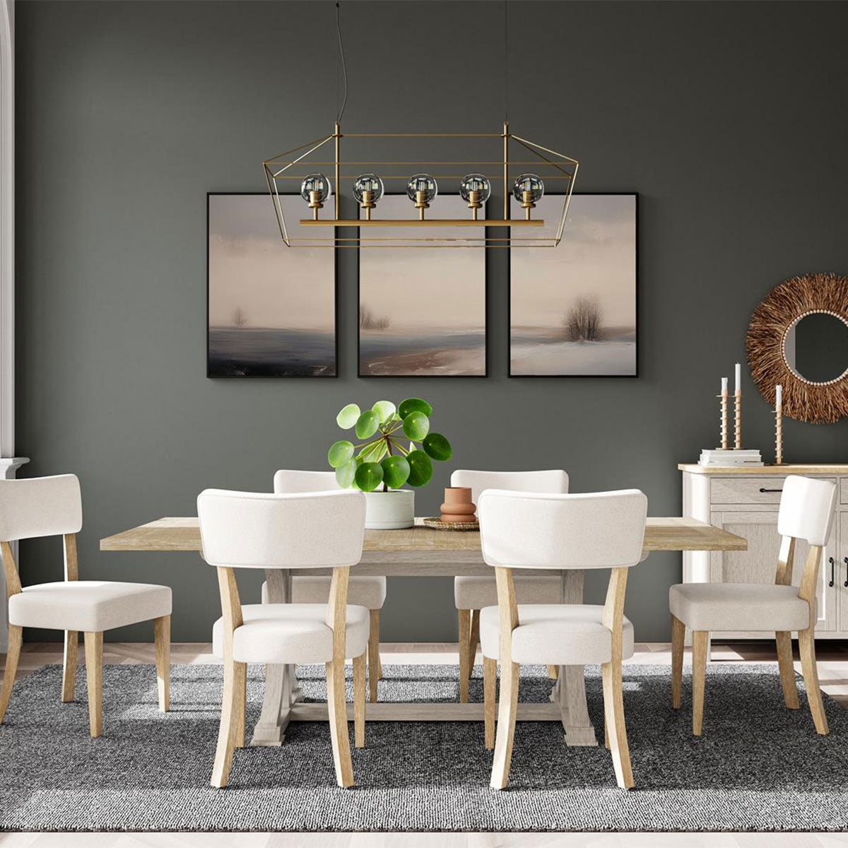 GLENDALE RECTANGLE DINING TABLE