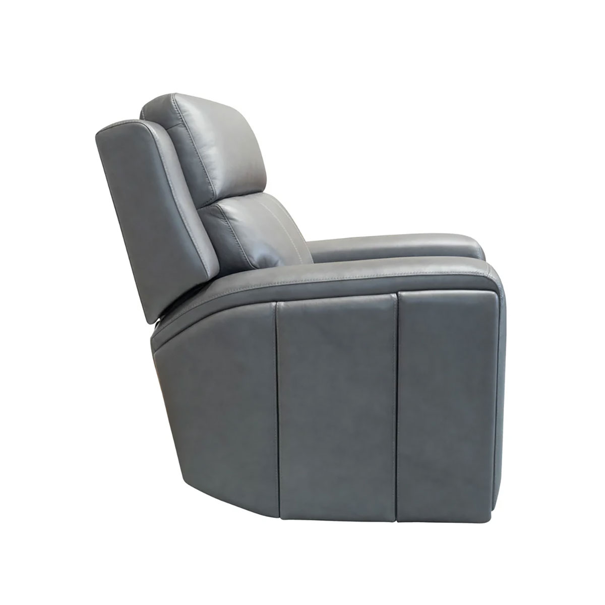 WYATT RECLINER IN GUNMETAL W/POWER HEADREST /LUMBAR
