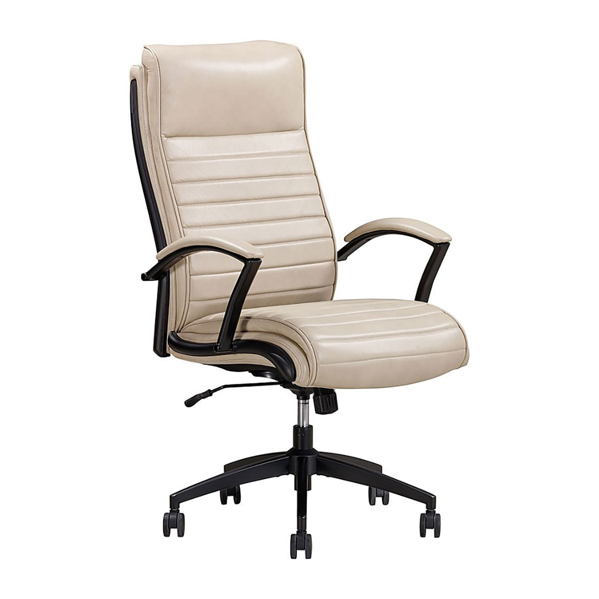 370 LEATHER DESK CHAIR IN LINEN