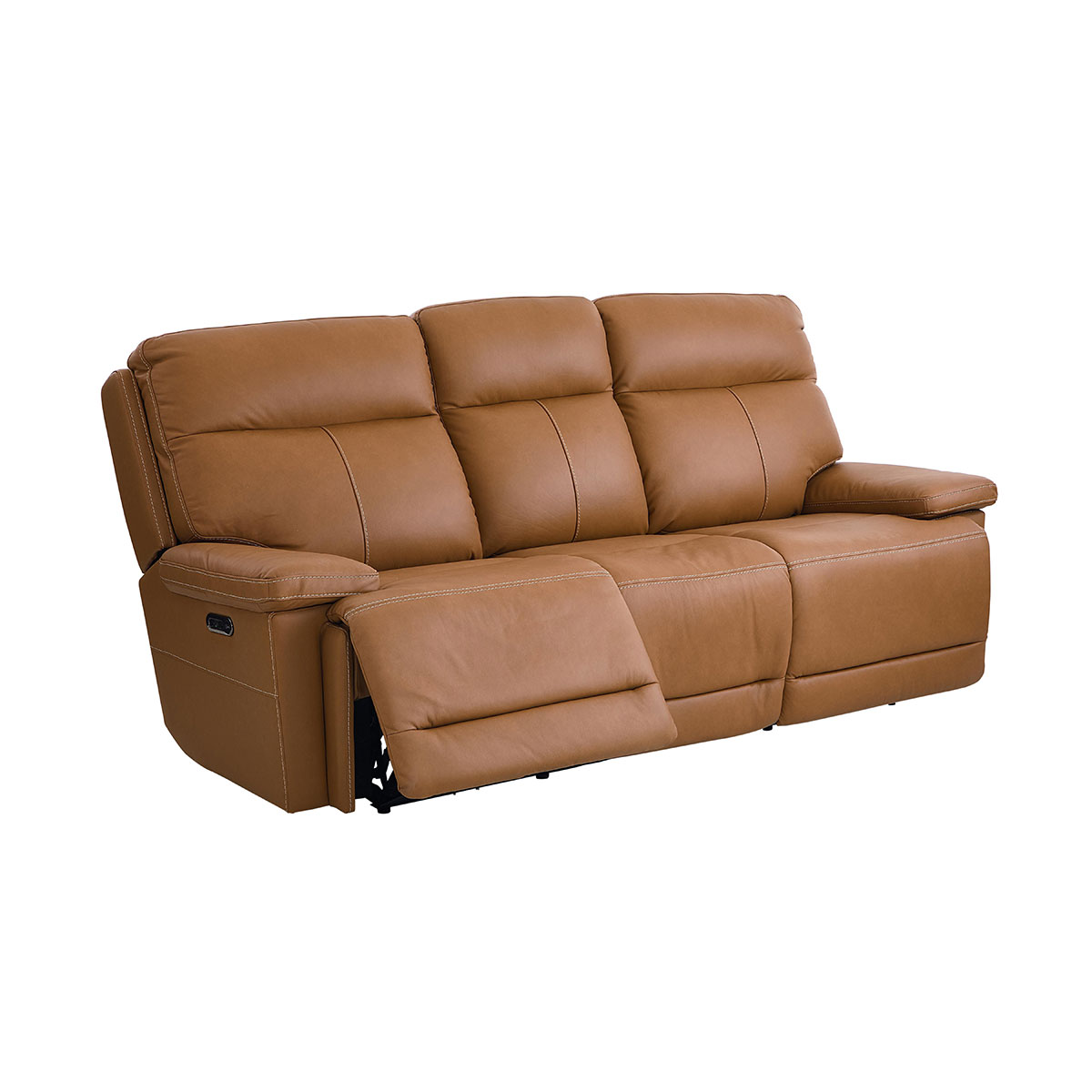 FLETCHER ANTELOPE SOFA W/POWER HEADREST