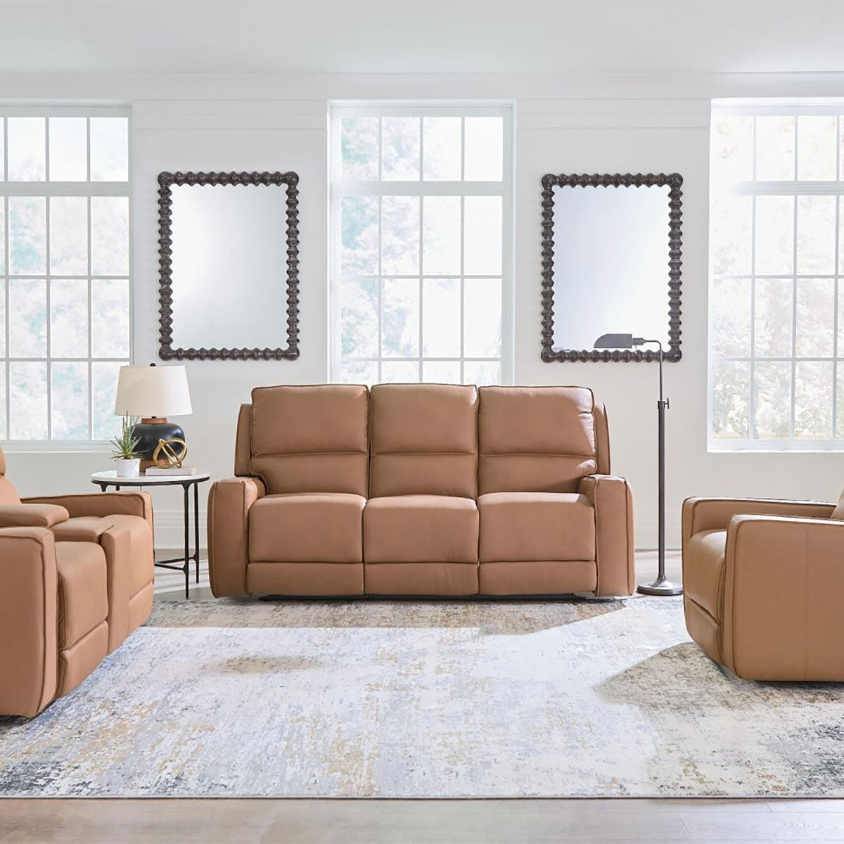 RAYMOND ANTELOPE SOFA W/ POWER HEADREST