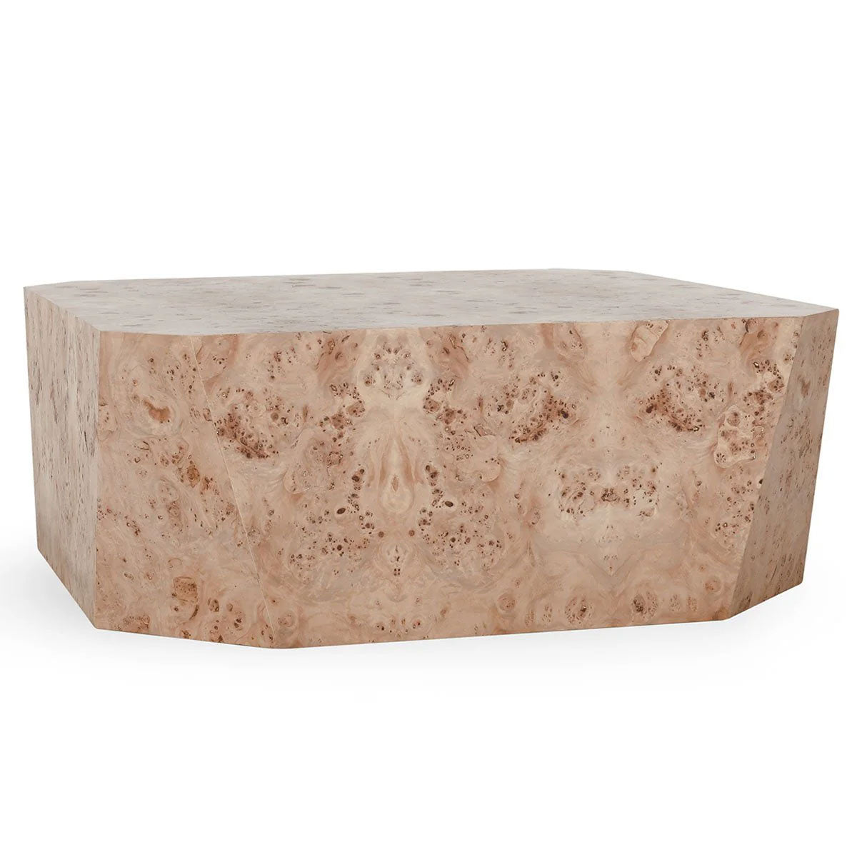 AVENA BURL WOOD COFFEE TABLE