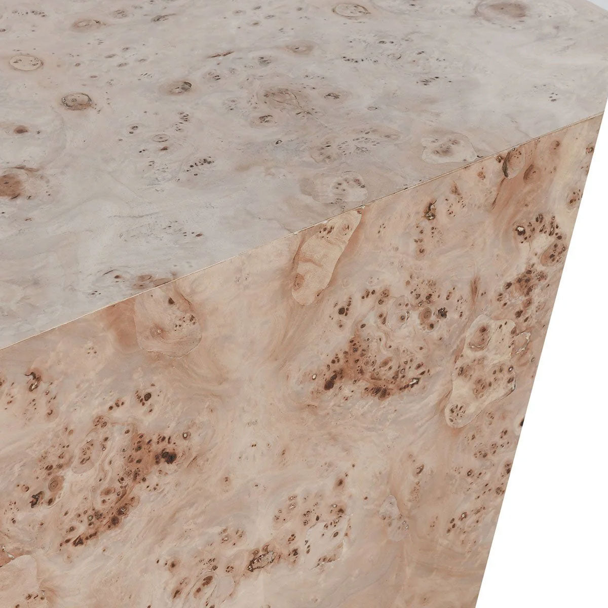 AVENA BURL WOOD COFFEE TABLE