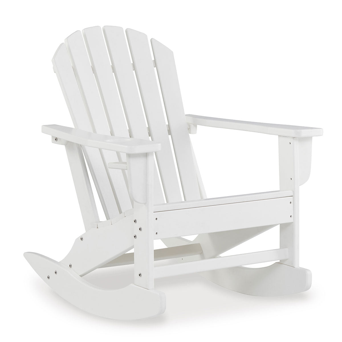 WHITE ADIRONDACK ROCKING CHAIR