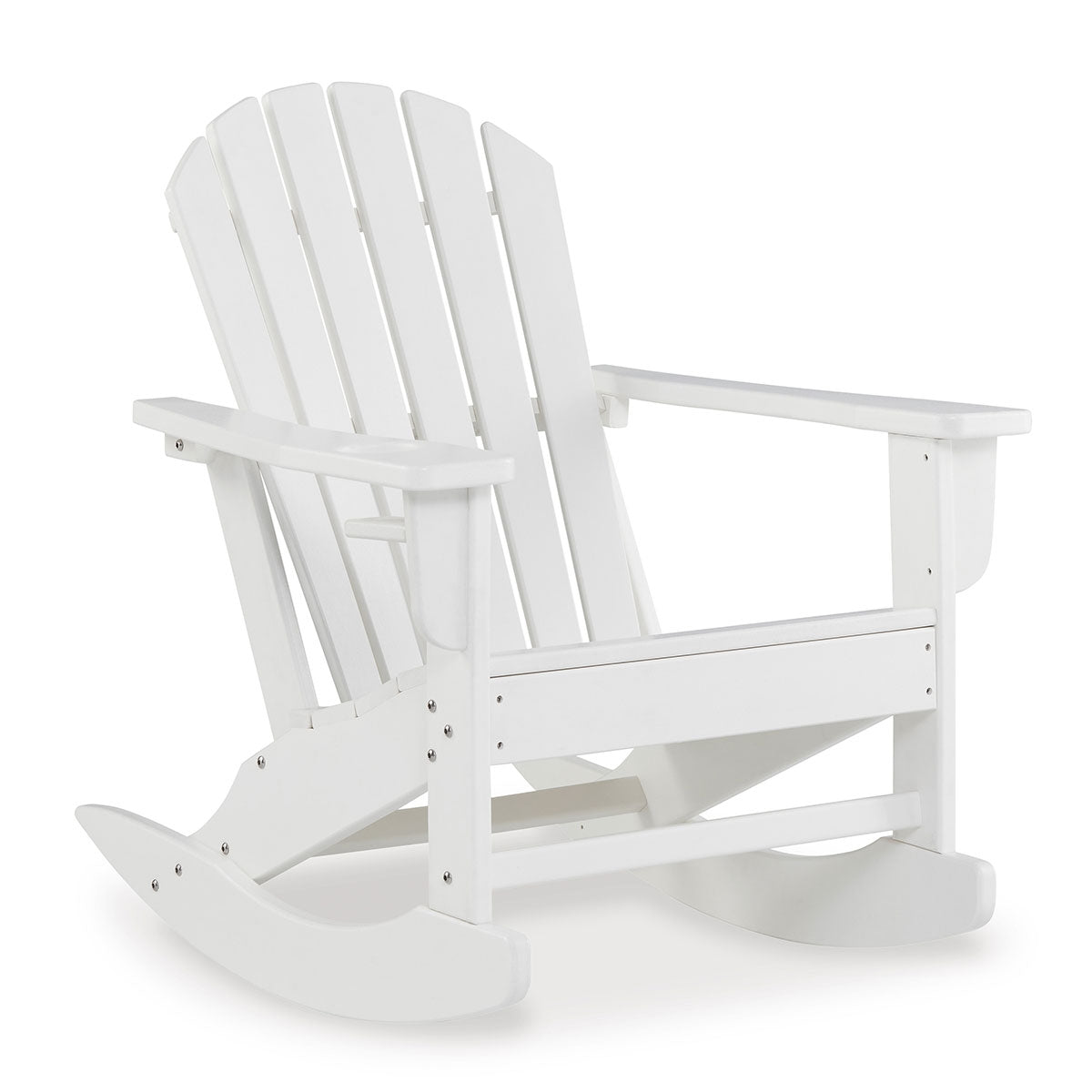 WHITE ADIRONDACK ROCKING CHAIR