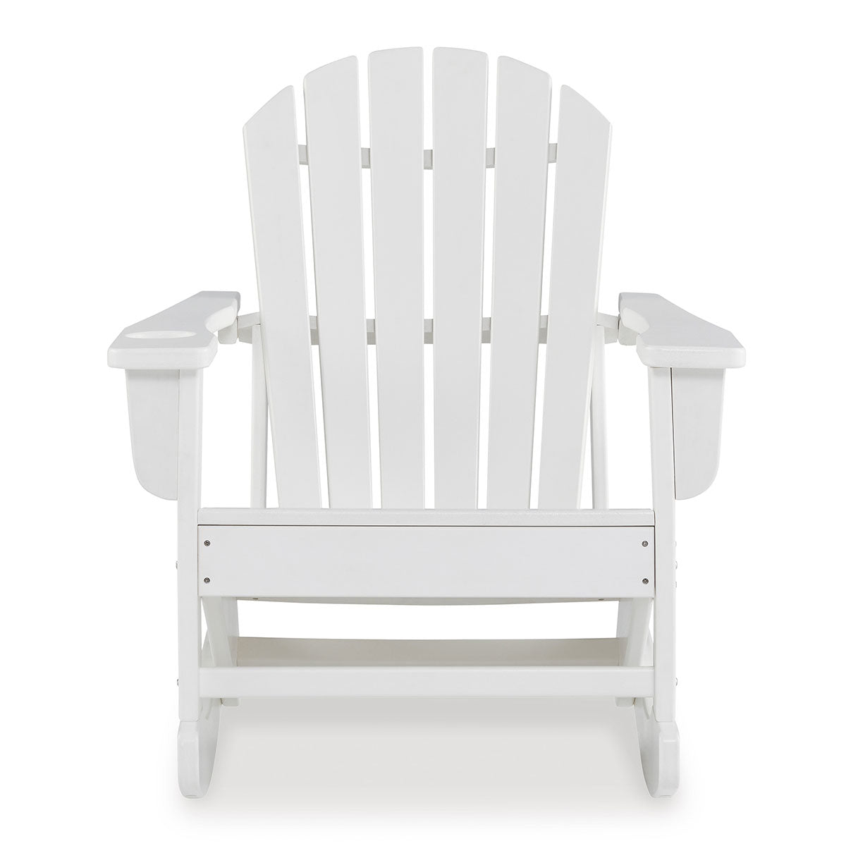 WHITE ADIRONDACK ROCKING CHAIR