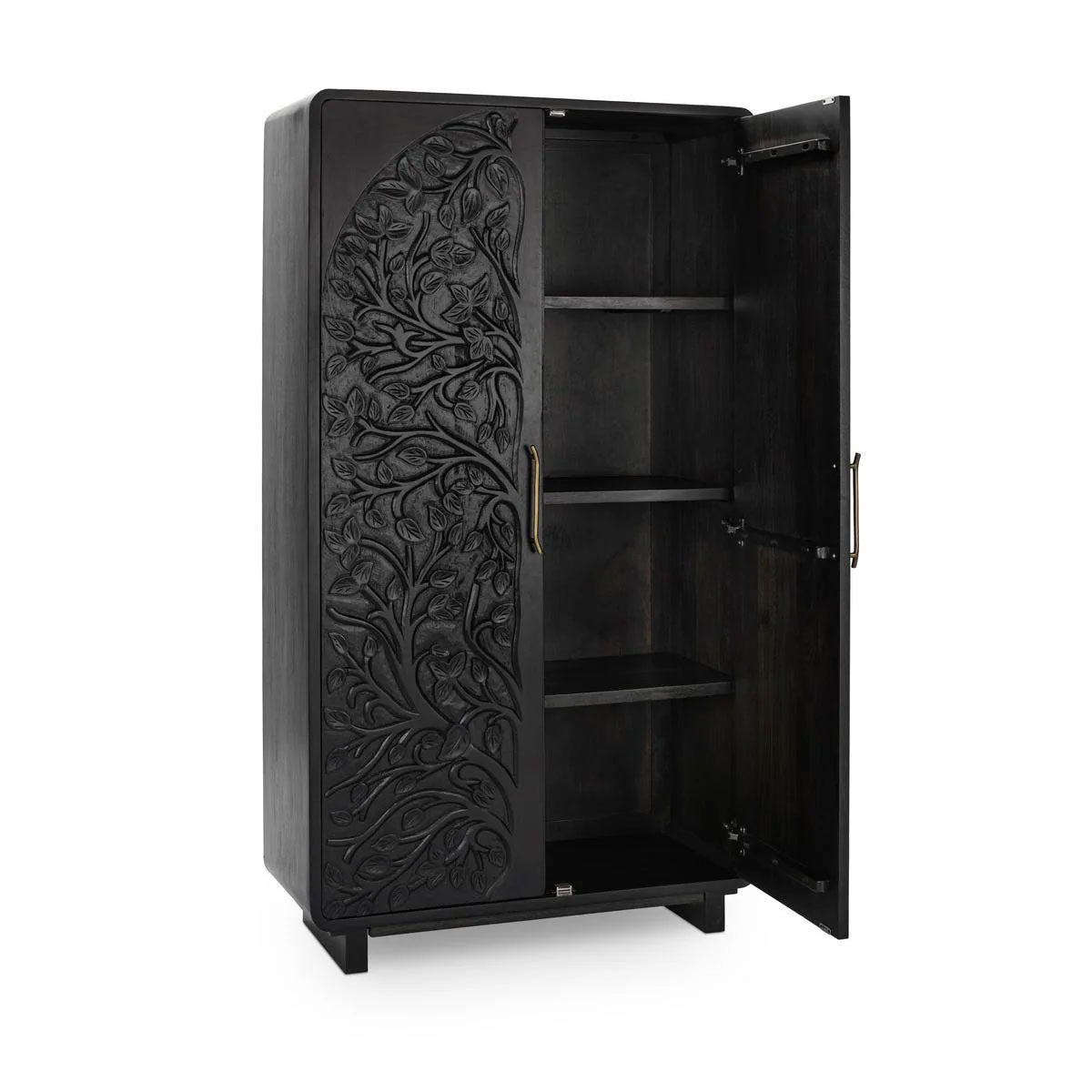 ALBERO BLACK TALL CABINET