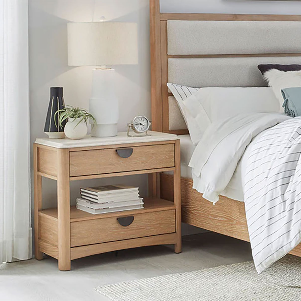 Escape 2 Drawer Nightstand