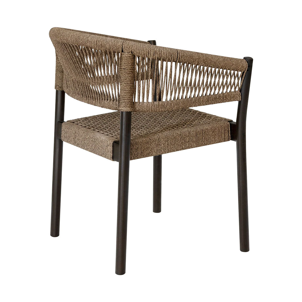 DORIS OUTDOOR CHAIR PAIR IN TRUFFLE