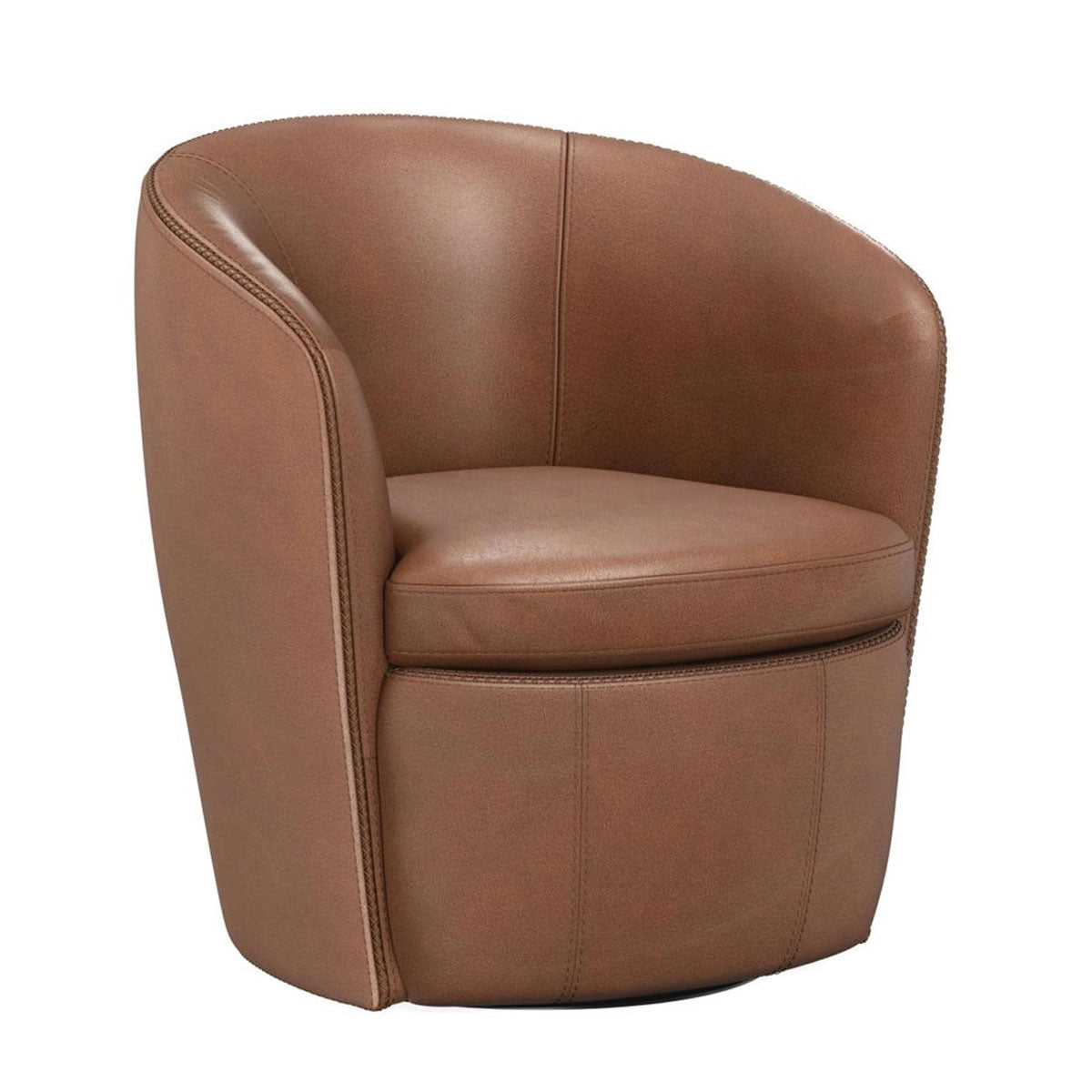 BAROLO WHISKEY LEATHR SW CHAIR