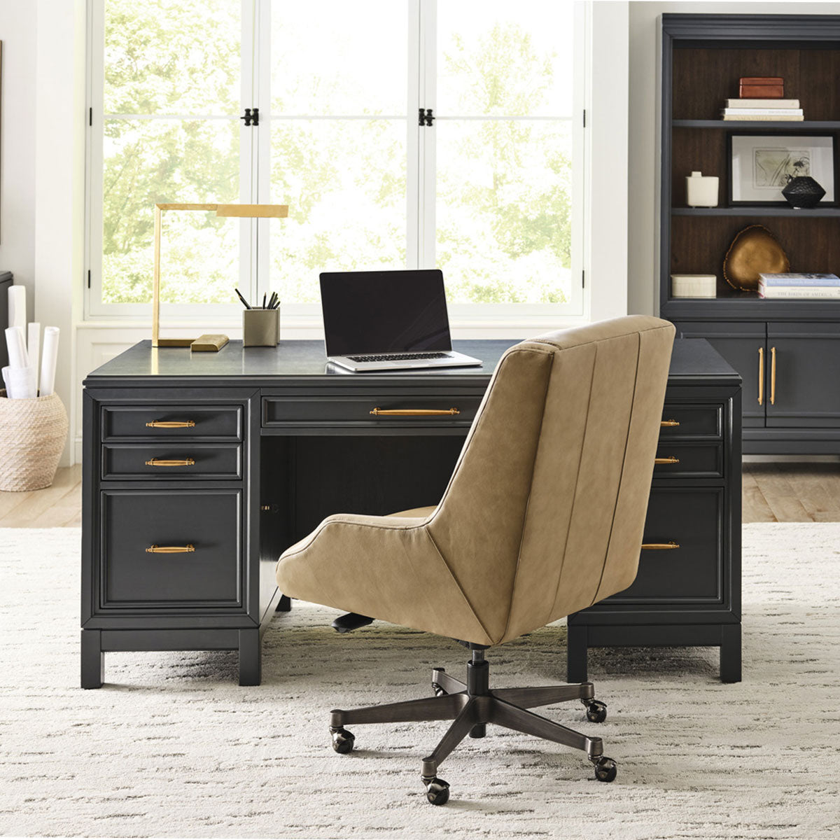 DREW EXEC CHAIR IN TAN