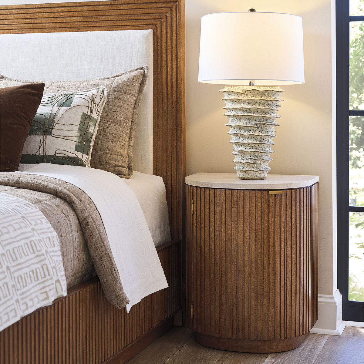 Aviara Demilune Nightstand