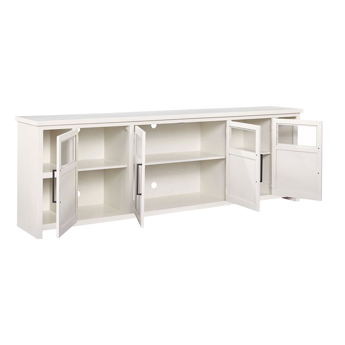 SHAKER WHT 98" CONSOLE