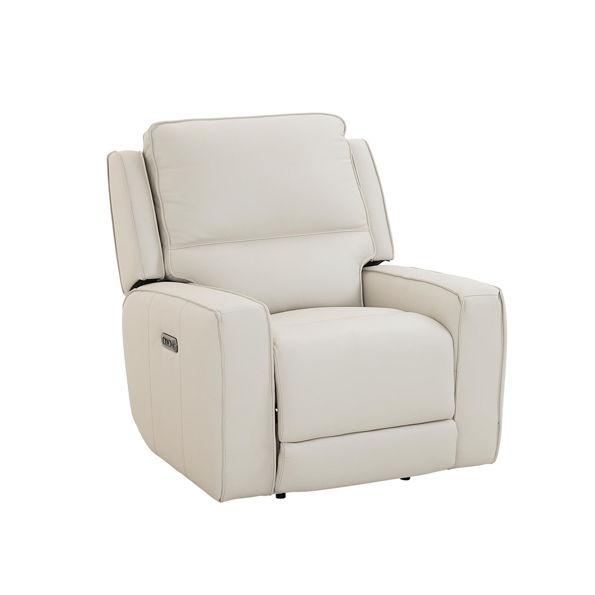 RAYMOND VANILLA WALL RECLINER W/POWER HEADREST