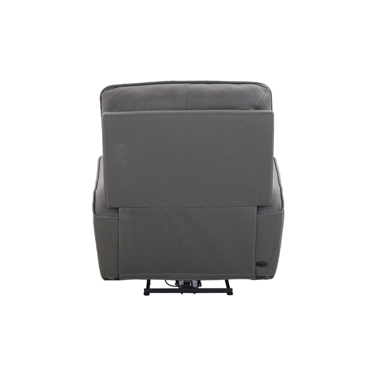 KENNETH GUNMETAL WALL RECLINER W/POWER HEADREST