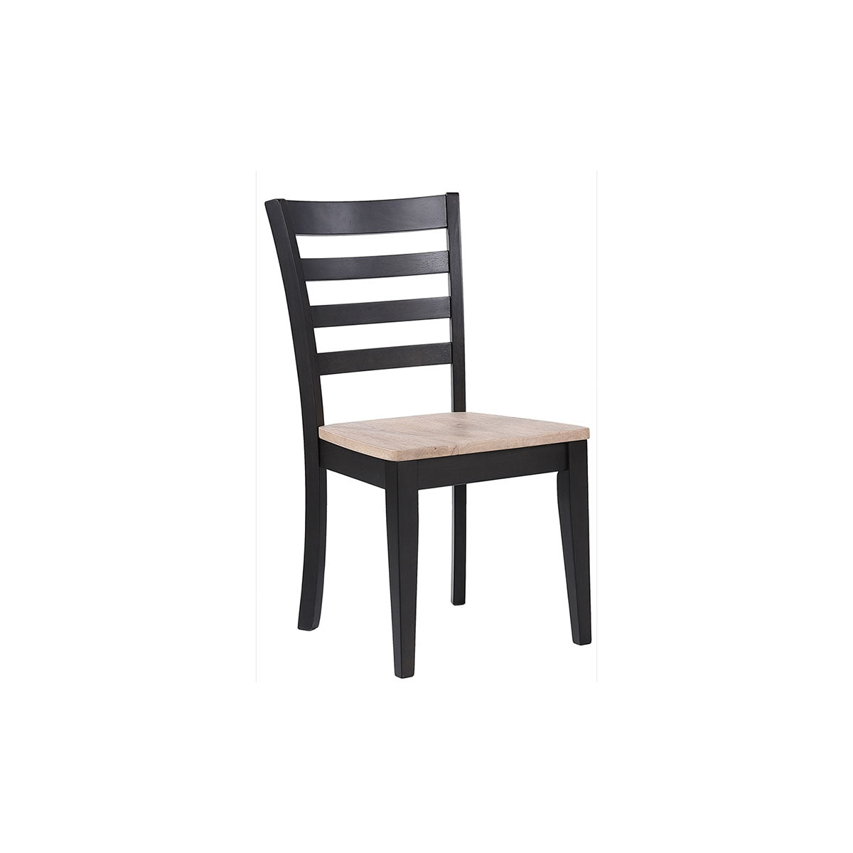 BAY CITY TWO TONE LADDER BACK CHAIR