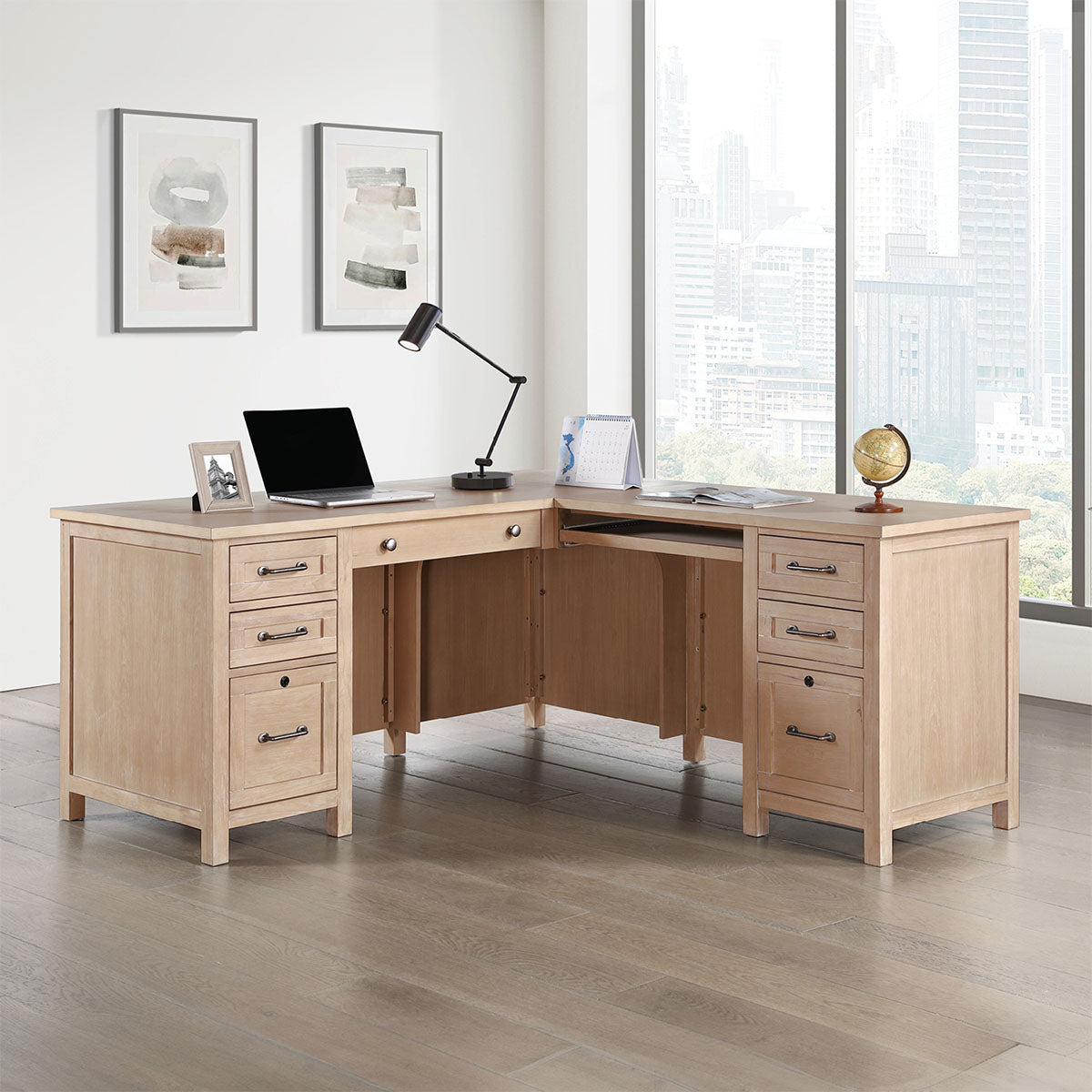 MAYVILLE 66" DESK W/ RETURN