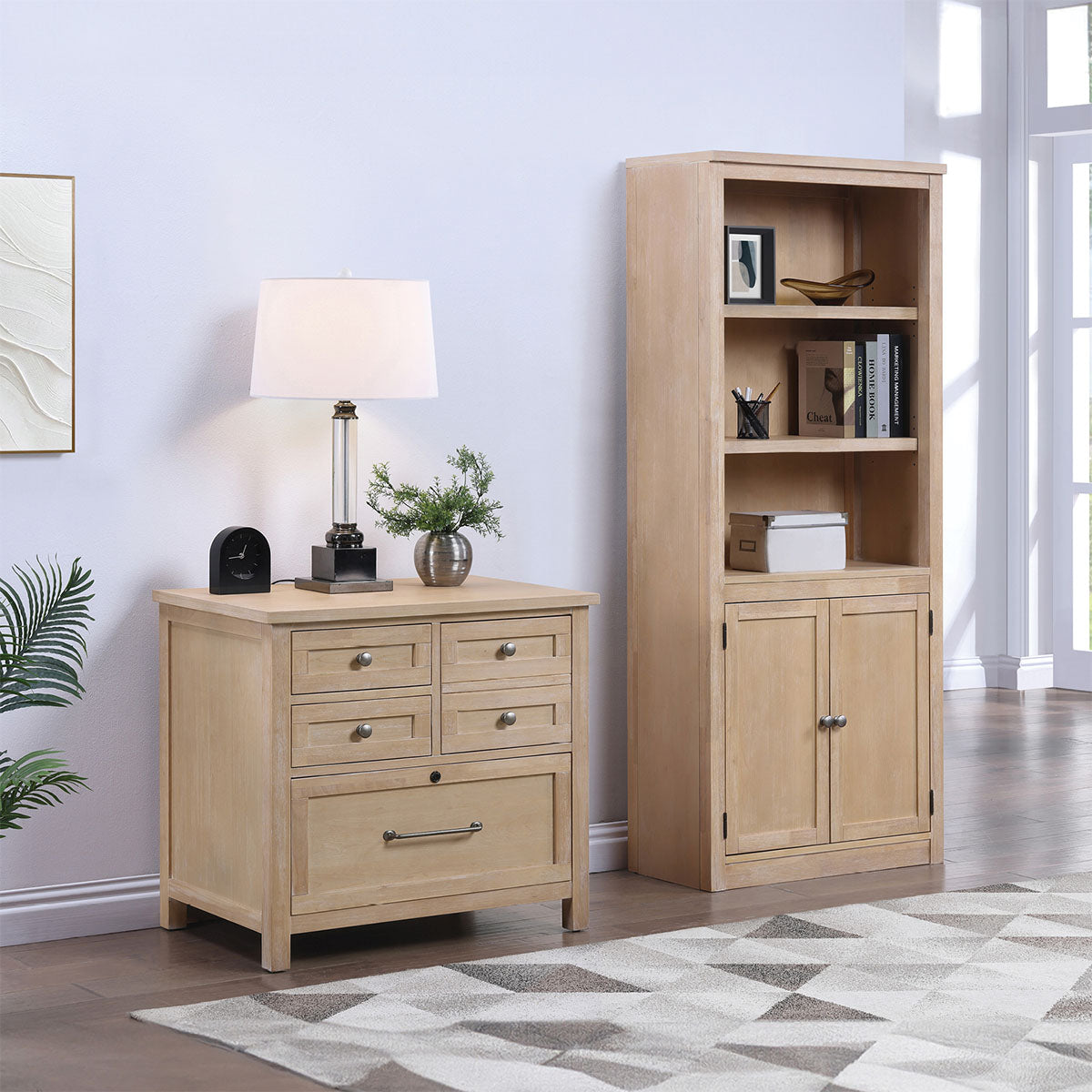 MAYVILLE BOOKCASE W/ DOORS
