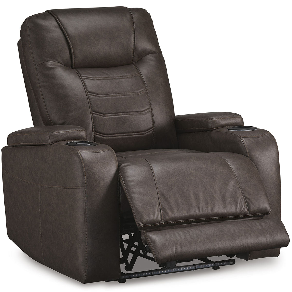 SCHOONER RECLINER WITH POWER HEADREST IN UMBER