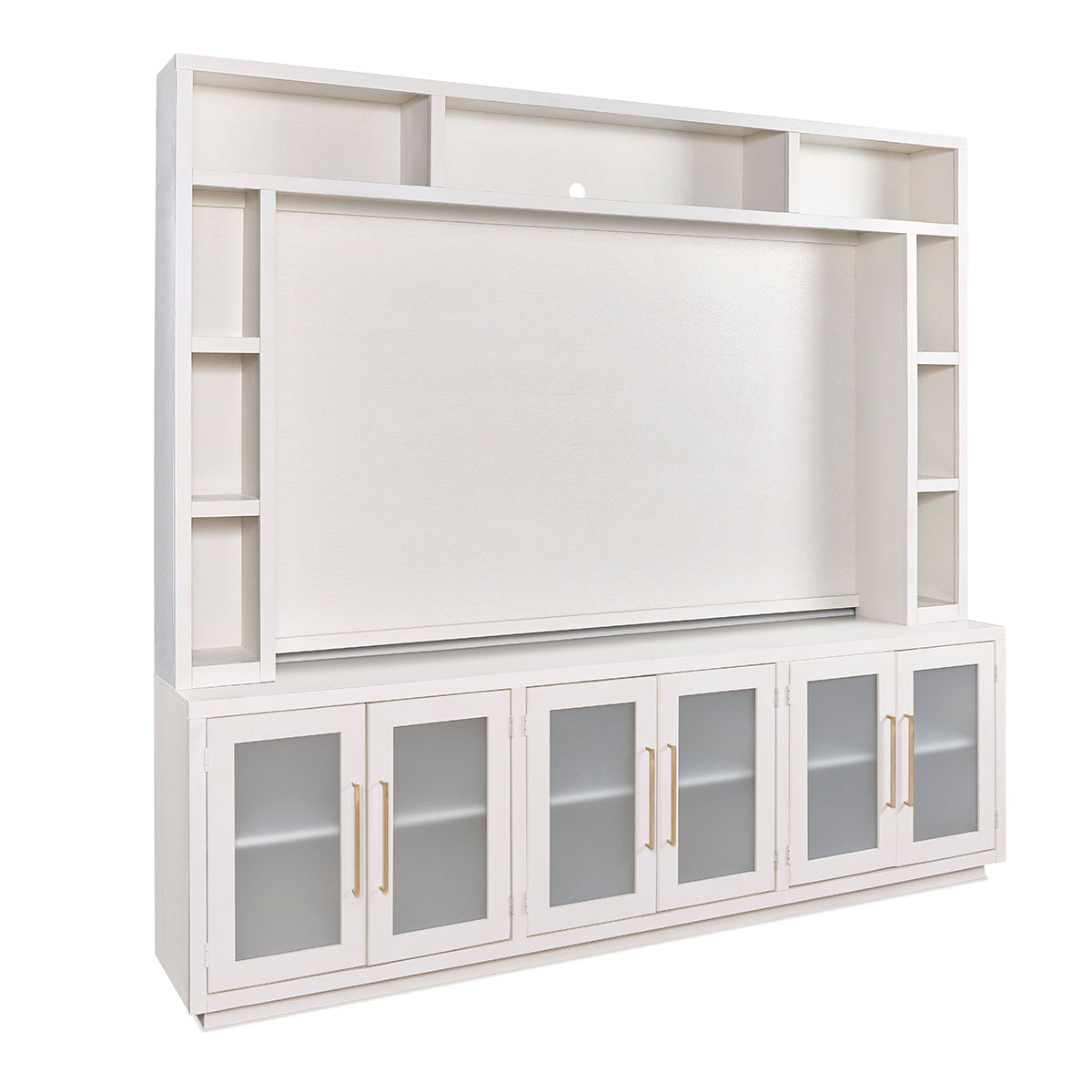 PERRY 97" WHITE 2PC ENT WALL