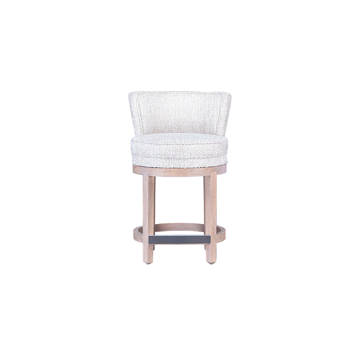 UPHOLSTERED SWIVEL COUNTER STOOL