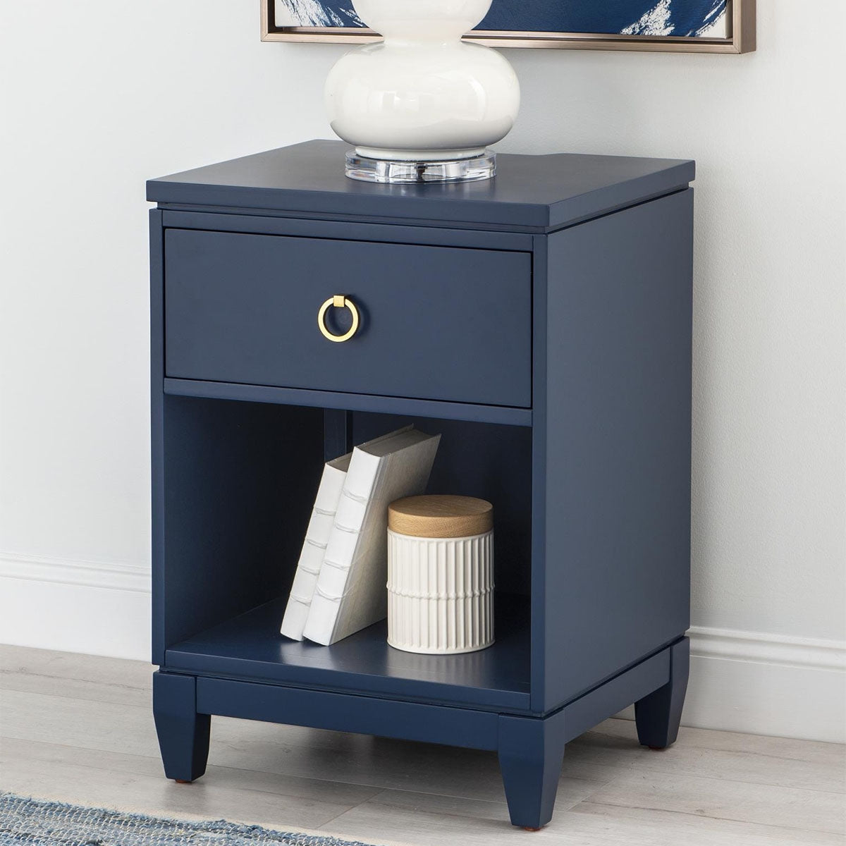 Summerland Blu Open Nightstand