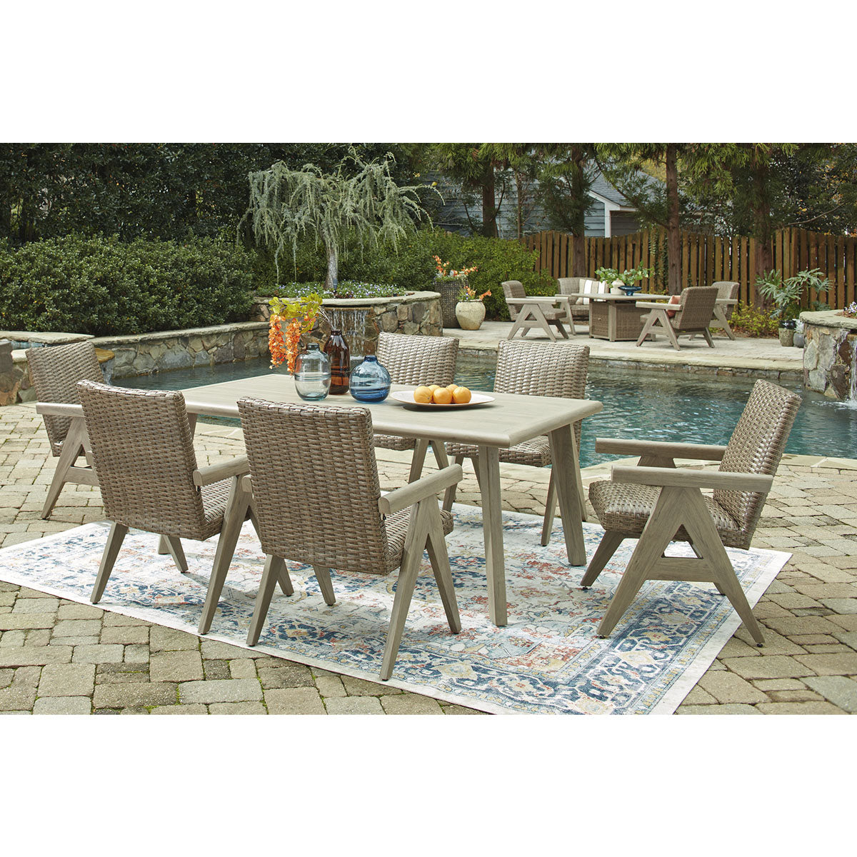 CLIFF TRAILS 7PC PATIO DINING