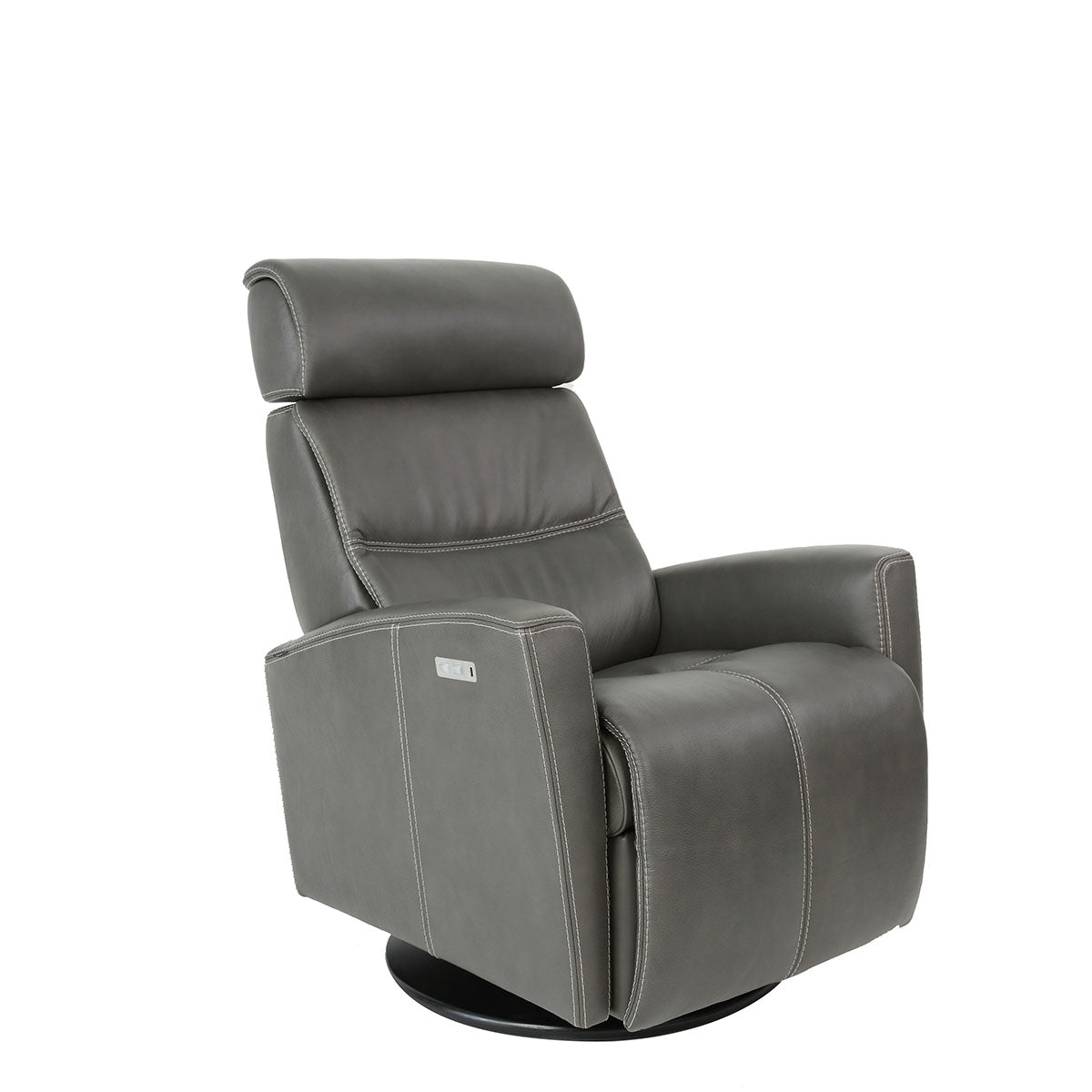 MILAN QS SMALL P2 RECLINER SLATE