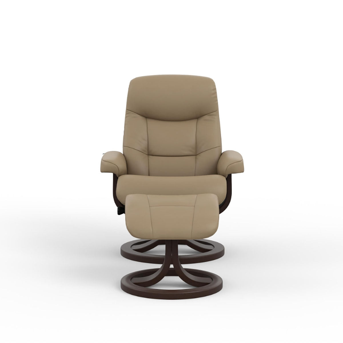 MULDAL R QS SMALL RECLINER OTTOMAN SANDEL