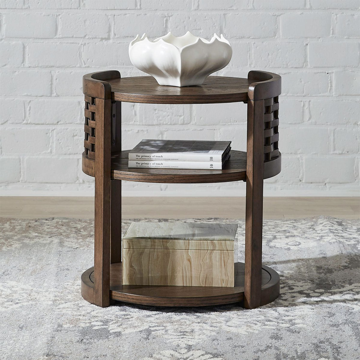WARREN PARK ROUND CHAIRSIDE TABLE