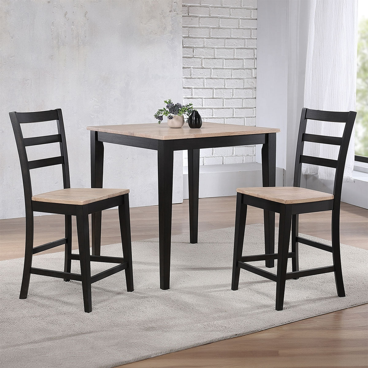 BAY CITY TWO TONE 36" TALL TABLE